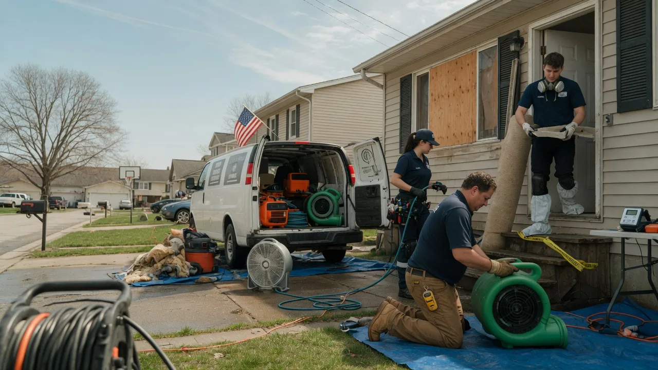Water Damage Restoration in Hope, KS near me